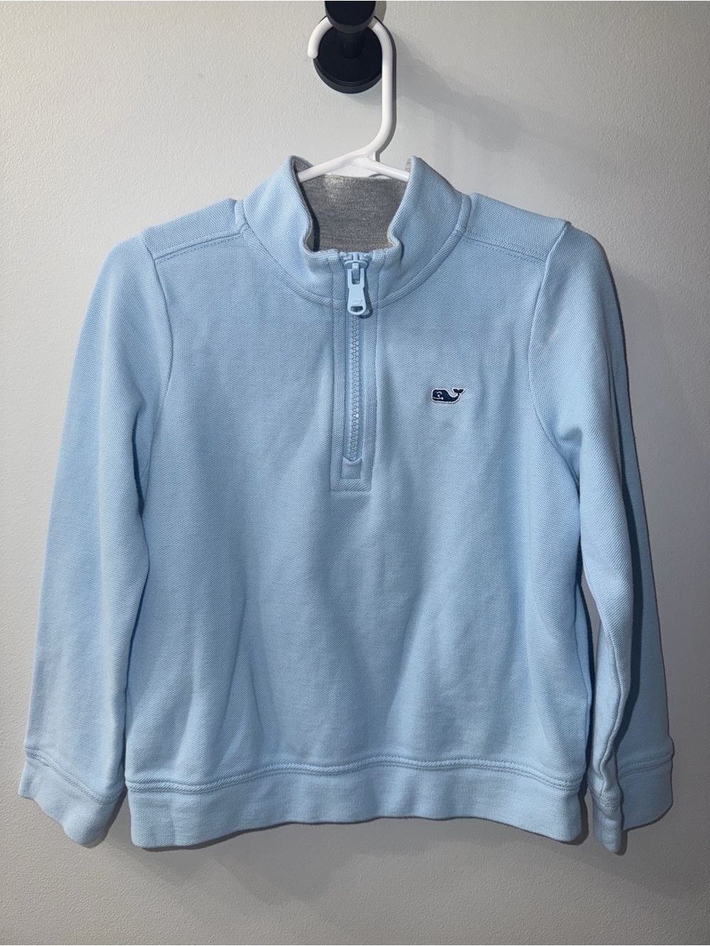 Vineyard Vines Baby Blue 1/4-Zip Pullover Sweater boys 3T